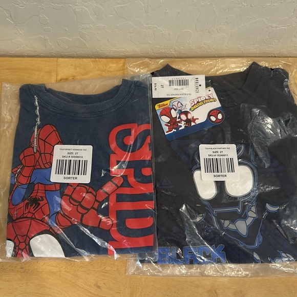 Marvel Spidey and His Amazing Friends Toddler T-Shirts Black Panther Spidey - Picture 4 of 16